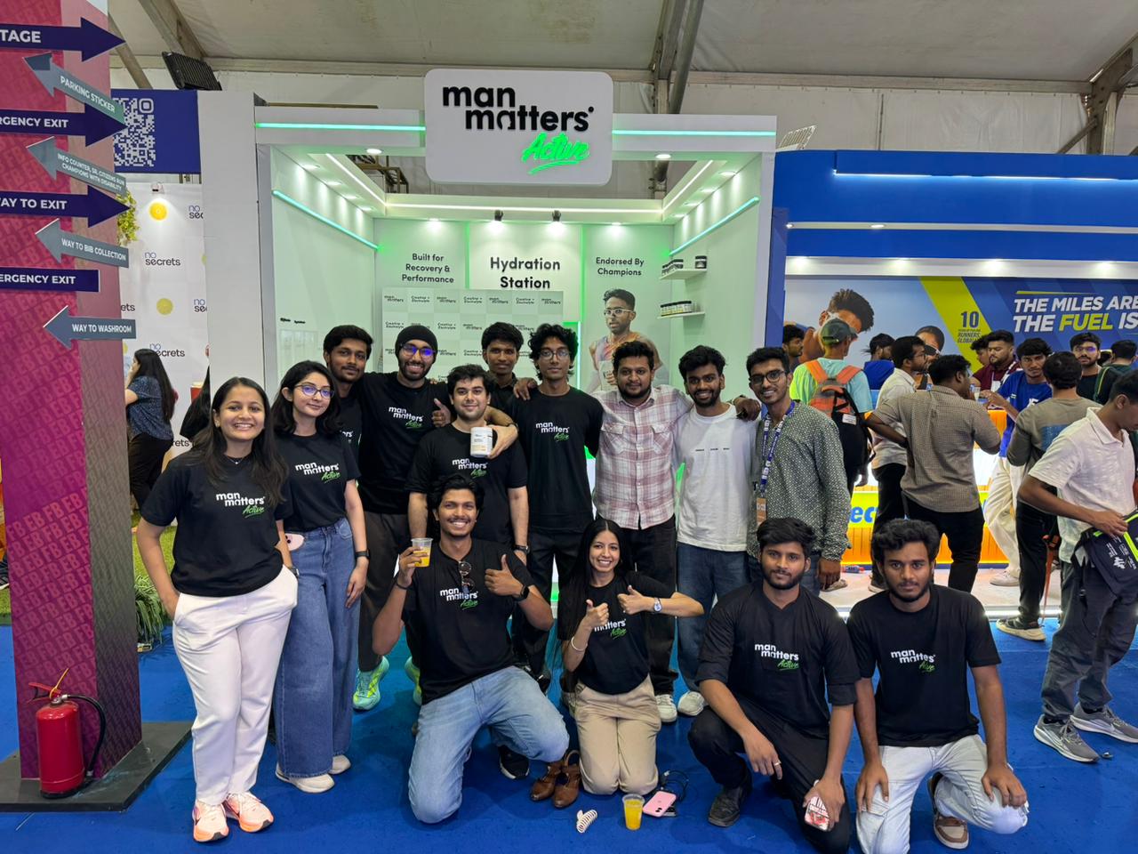 The Man Matters team at an event